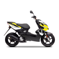 Kit Deco Autocollant / Sticker Yamaha Aerox avant 2013 - Kutvek Vintage Jaune
