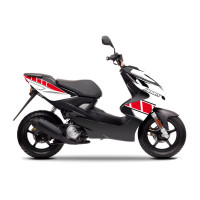 Kit Deco Autocollant / Sticker Yamaha Aerox avant 2013 - Kutvek Vintage Rouge