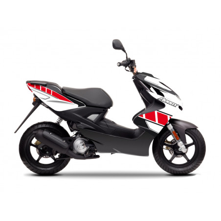 Kit Deco Autocollant / Sticker Yamaha Aerox avant 2013 - Kutvek Vintage Rouge