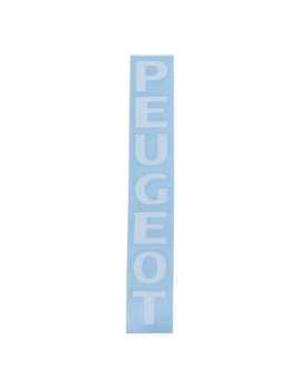 Autocollant / Sticker Fourche Peugeot - Transfert Blanc