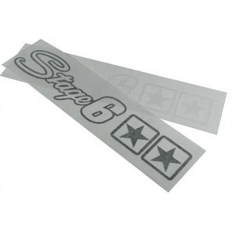 Autocollant / Sticker - Stage6 Blanc 25x4.5cm 