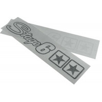 Autocollant / Sticker - Stage6 Noir 25x4.5cm 