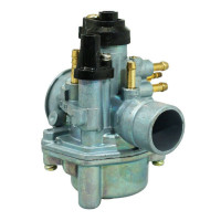 Carburateur 17.5mm - Type PHBN sortie gaz coudée / starter à câble / dépression / graissage séparé / réchauffeur / cuve alu
