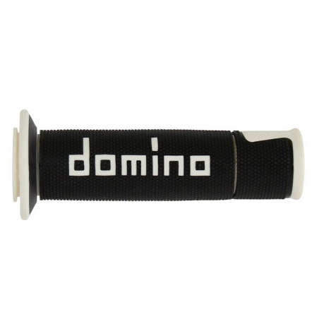 Poignées guidon moto routière Domino Grises 22mm top qualité silicone