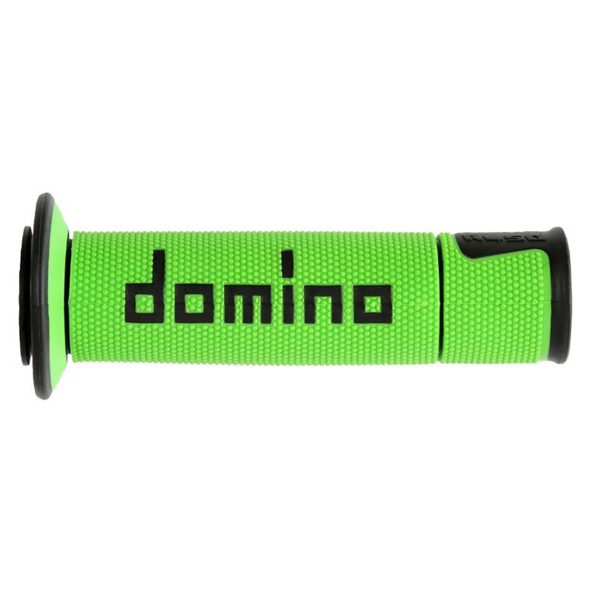 Par Puños Manillar - Domino - Moto On Road Open End A450 Gris / Amarillo  /// en Stock en BIXESS™