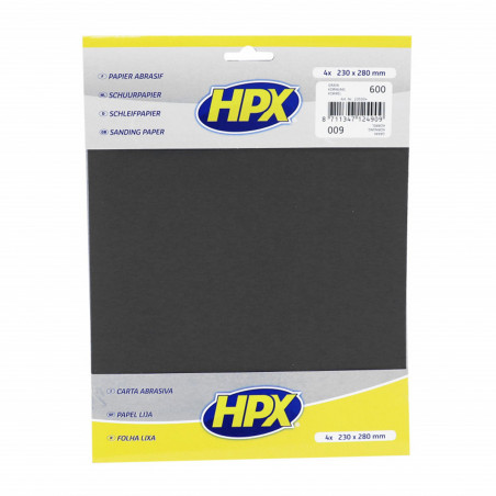 Pochette Papier à Poncer - HPX P600 230 x 280 mm