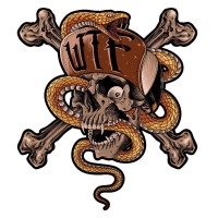Autocollant / Sticker - LETHAL THREAT Mini Beer Reaper 6 x 8cm