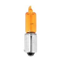 Ampoule Halogène 12V 21W H21W BAX9s - Mini Longue Orange ergots décalés