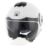 Casque Jet - MPH DJ Ecran Solaire - Blanc Brillant