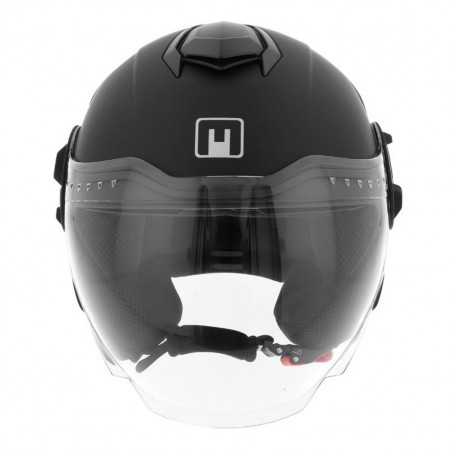 Casque Jet - MPH DJ Double Ecran Noir Mat