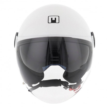 Casque Jet - MPH One Double Ecran Blanc Brillant