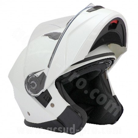 Casque Modulable - NOEND District Double Ecran Blanc
