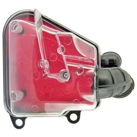 Boîte / Filtre à Air MBK Nitro Ovetto Yamaha Aerox Neo's - Transparent / Mousse rouge
