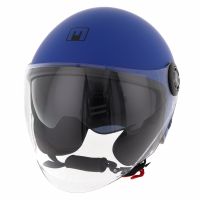 Casque Jet - MPH One Double Ecran Bleu Mat