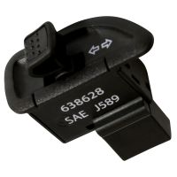 Bouton clignotant adaptable maxiscooter Piaggio MP3 X-Evo noir