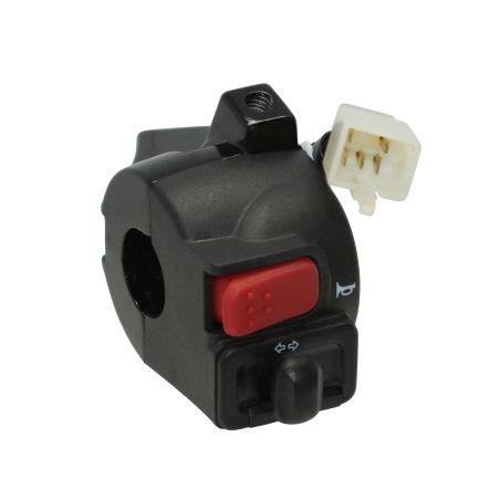 Commodo gauche adaptable MBK Booster BWS clignotant klaxon noir