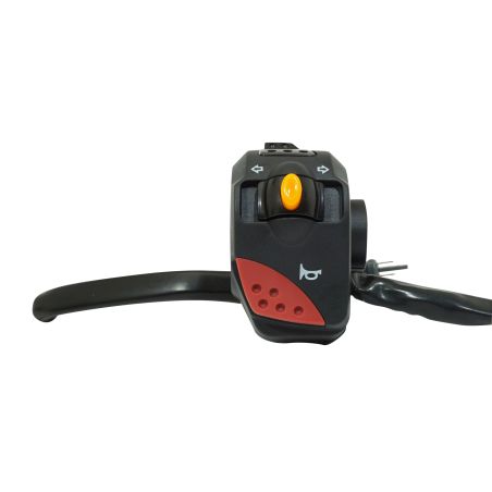 Poignée frein arrière avec commodo Peugeot Ludix Vivacity TKR noir