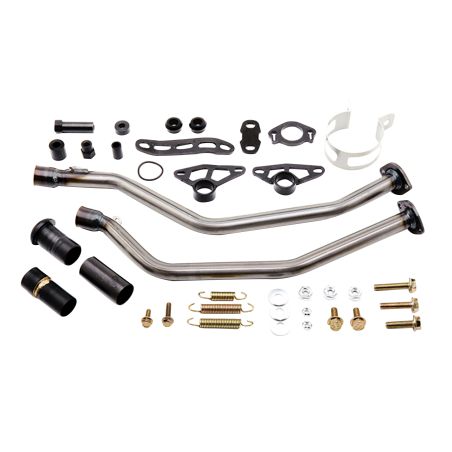 Escape por arriba lateral Derecho Beta RR HM Baja 50 / 70cc - Cross ML Max Pro Negro Yasuni