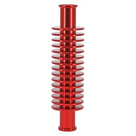 Radiador para tubo refrigerante - 17mm redondo Rojo