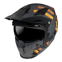 Casque Trial - MT Streetfighter SV Skull Gris Mat