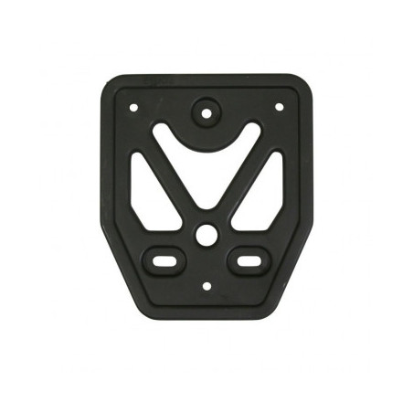 SUPPORT PLAQUE IMMATRICULATION ORIGINE PIAGGIO COMMUN A LA GAMME 50 CC APRILIA 