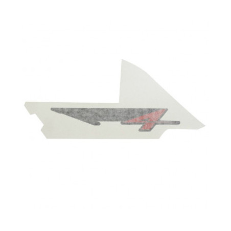 AUTOCOLLANT/STICKER/DECOR CARENAGE GAUCHE (RS4) ORIGINE APRILIA 50-125 2011/2016 