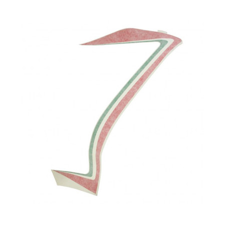 AUTOCOLLANT/STICKER/DECOR DROIT DE FLANC CARENAGE ORIGINE PIAGGIO APRILIA 50-125 RS 2012/ REPLICA SBK 