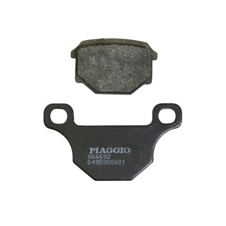 PLAQUETTES DE FREIN ARRIERE AJP ORIGINE PIAGGIO APRILIA 50-125 RS 2011/2013 