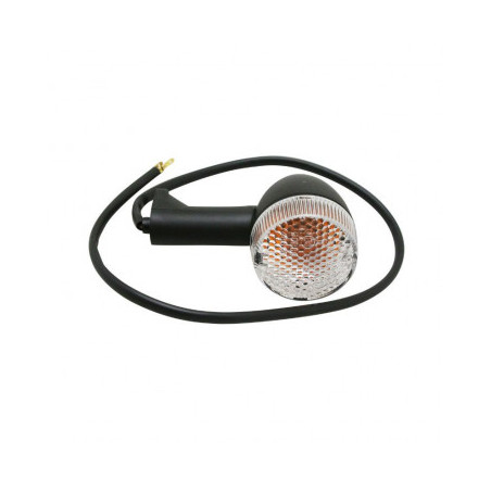 CLIGNOTANT AVANT GAUCHE/ARRIERE DROIT ROND VERRE BLANC ORIGINE DERBI 2011