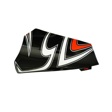 AUTOCOLLANT/STICKER/DECOR AILE AVANT DROITE ORIGINE PIAGGIO APRILIA 50-125 RX, SX 