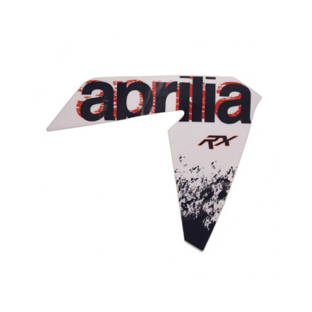 AUTOCOLLANT/STICKER/DECOR RESERVOIR DROIT ORIGINE PIAGGIO APRILIA 50 RX, SX 2011/ 