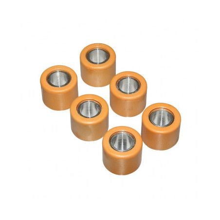 GALET/ROULEAU ORIGINE PIAGGIO 50 FLY 4T, NRG, VESPA LX 4T, VESPA SPRINT 4T, VESPA S 4/APRILIA SR/GILERA RUNNER (JEU DE 6) 