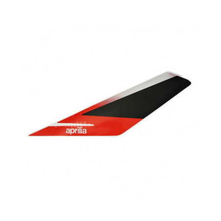 AUTOCOLLANT/STICKER/DECOR FACE AVANT GAUCHE ORIGINE PIAGGIO APRILIA 50 SR MOTARD 2018/ BLANC 544/ROUGE 885/A 