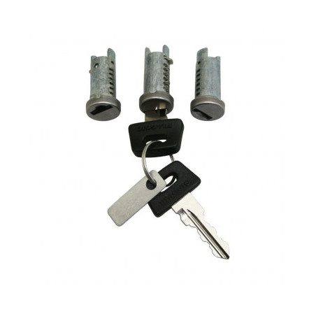 JEU DE CLES AVEC 3 BARILLETS (13 mm) ORIGINE PIAGGIO 50 TYPHOON 1998/2005, ZIP RST 1998/2005, 125 SKIPPER 1998/2005, 125 VESPA P
