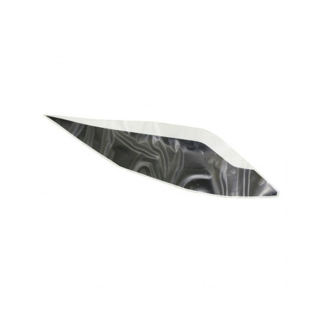 AUTOCOLLANT/STICKER/DECOR GARDE BOUE ARRIERE ORIGINE PIAGGIO 50 GILERA SMT/RCR 2013/ BLANCHE 