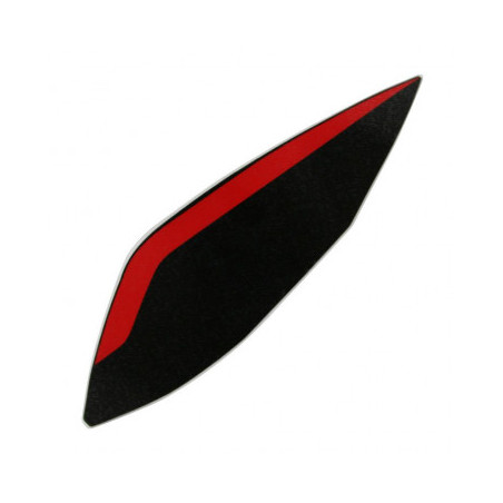 AUTOCOLLANT/STICKER/DECOR GARDE BOUE ARRIERE ORIGINE PIAGGIO 50 GILERA SMT/RCR 2013/ ROUGE 