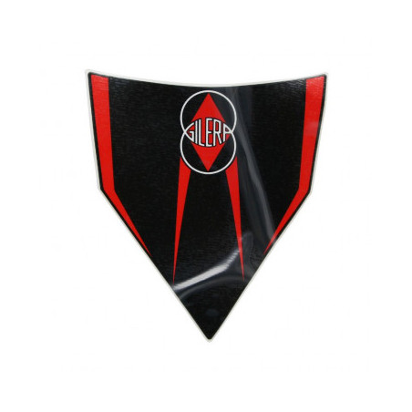 AUTOCOLLANT/STICKER/DECOR GARDE BOUE ARRIERE ORIGINE PIAGGIO 50 GILERA SMT/RCR 2013/ ROUGE 