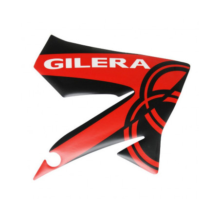 AUTOCOLLANT/STICKER/DECOR AILE AVANT DROITE ORIGINE PIAGGIO 50 GILERA SMT/RCR 2013/ ROUGE 