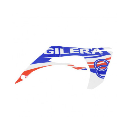 AUTOCOLLANT/STICKER/DECOR AILE AVANT DROITE ORIGINE PIAGGIO GILERA 50 SMT, RCR 2018/ BLANCHE -- 