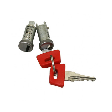 JEU DE CLES AVEC 2 BARILLETS (13 mm) ORIGINE PIAGGIO GILERA 50 STALKER 1998/2011 
