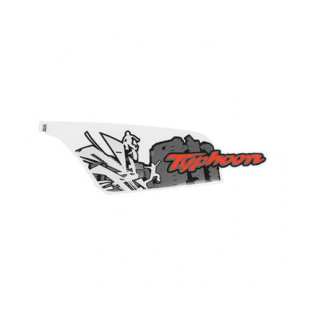 AUTOCOLLANT/STICKER/DECOR ORIGINE PIAGGIO 50 TYPHOON 2018/ VEHICULES BLANC 544 OU JAUNE 979/A 