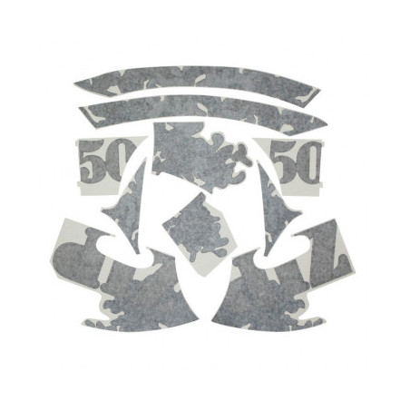 AUTOCOLLANT/STICKER/KIT DECOR SERIE CAMOUFLAGE ORIGINE PIAGGIO 50 ZIP 2006/2017 