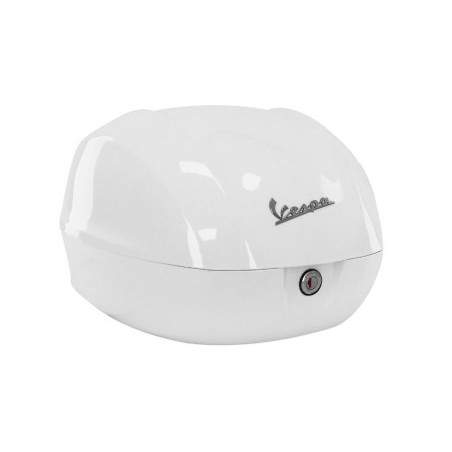 TOP CASE 32L ORIGINE PIAGGIO 50-125 VESPA PRIMAVERA/SPRINT 2013/ BLANC 544 (SANS DOSSERET) 