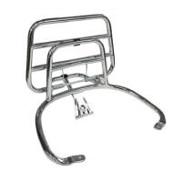 PORTE BAGAGE ARRIERE ORIGINE PIAGGIO 50-125 VESPA PRIMAVERA, SPRINT CHROME 