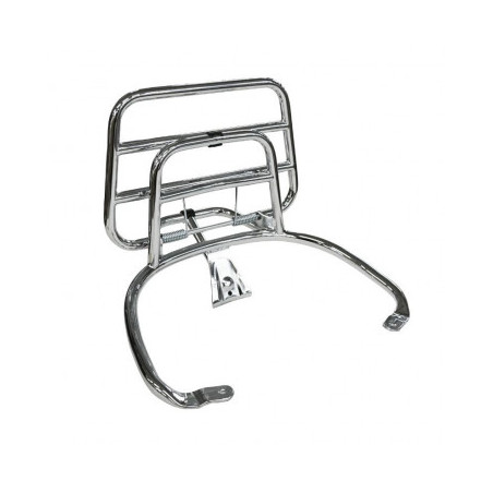 PORTE BAGAGE ARRIERE ORIGINE PIAGGIO 50-125 VESPA PRIMAVERA, SPRINT CHROME 