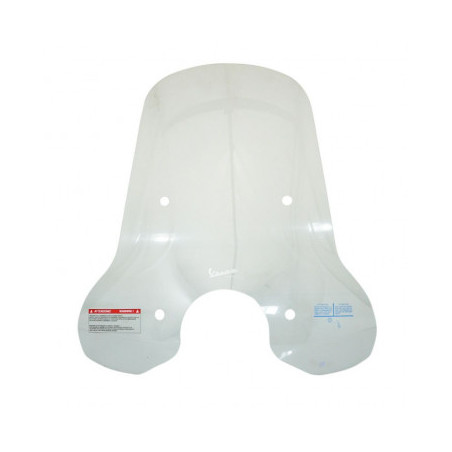 PARE BRISE HAUT ORIGINE PIAGGIO 50-125 VESPA PRIMAVERA 2013/2019 TRANSPARENT 