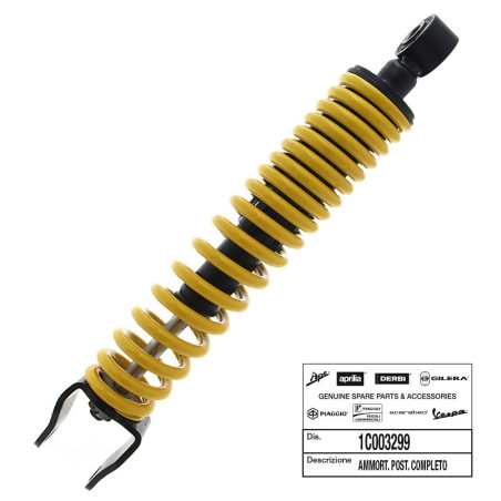 AMORTISSEUR ARRIERE ORIGINE PIAGGIO APRILIA 50 SR H2O 2018/ 