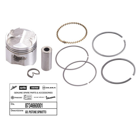 PISTON CAT.1 ORIGINE PIAGGIO 50 4T FLY, LIBERTY, LX 2013 PRMAVERA, SPRINT 2017