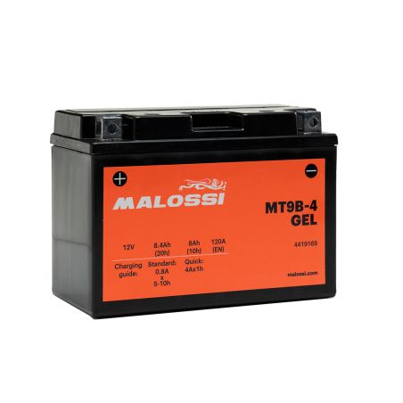 Batería 12V 6 Ah de Gel MTX7L-BS - Malossi Listo para Montar / Sin Mantenimiento +I