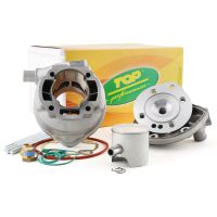 Pack Kit Motor + Escape MBK - NITRO Agua LC - 94cc - MALOSSI  MHR Big Bore Culata Rosa